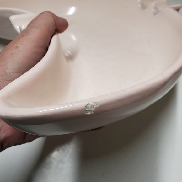 Mid-Century Modern Maddox of California Pale Pink Ashtray Vintage Chic - Picture 7 of 8